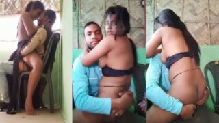 Chair pe lover ke saath Bangladeshi college girl ka horny sex clip leak ho gaya