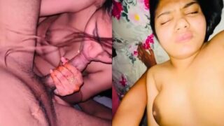 Newly married Bangladeshi biwi blowjob de rahi hai aur bed mein chudai ho rahi hai.