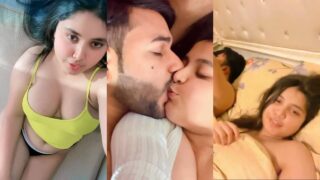 Paki TikTok star Muqadas Usman ka kissing aur semi nude video