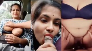 Sexy desi girlfriend car mein bf ka lund chus rahi hai aur Oyo mein chudai kar rahi hai