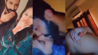 Sharmaili Pakistani biwi selfie video lete waqt seduce aur fuck ho gayi