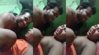 Sundar desi biwi apne hubby se raw pussy penetration enjoy kar rahi hai MMS