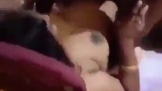 Tamil wife Neelima, jisko cheat kiya gaya, was fucked by husband ke dost at a party