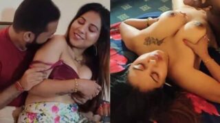 Gusse wali maal biwi ko kaam mein doobe pati ne hardcore sex se shant kiya.