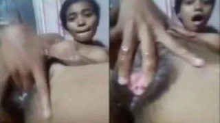 Horny Bangla girl hardcore pussy fingering on cam